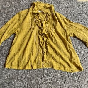 We the free fun mustard top